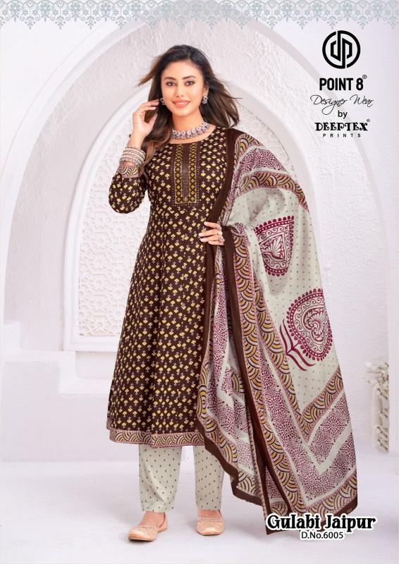 Deeptex gulabi jaipur vol-6 cotton satin kurtis wholesale